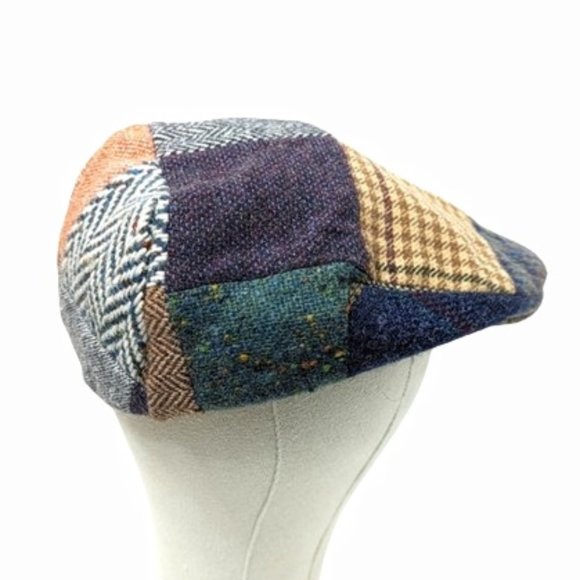 Hanna Hats Other - Hanna Hats Donegal Wool Irish Tweed Patchwork Hat XL